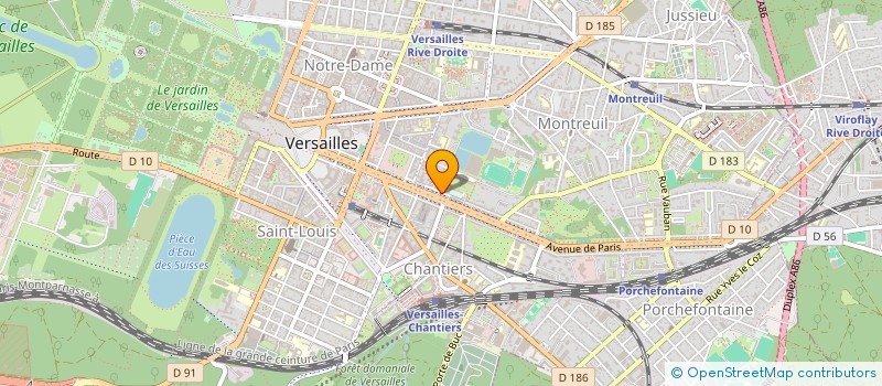 localisation de l'entreprise GROUPE SECURITE SERVICES INDUSTRIE à VERSAILLES