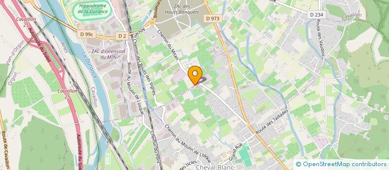 localisation de l'entreprise GROUPE SEDA à CHEVAL-BLANC