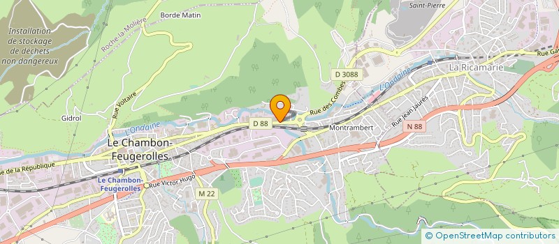 localisation de l'entreprise GROUPE SELGA  LE CHAMBON-FEUGEROLLES