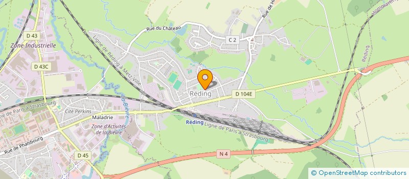 localisation de l'entreprise GROUPE SEN  REDING