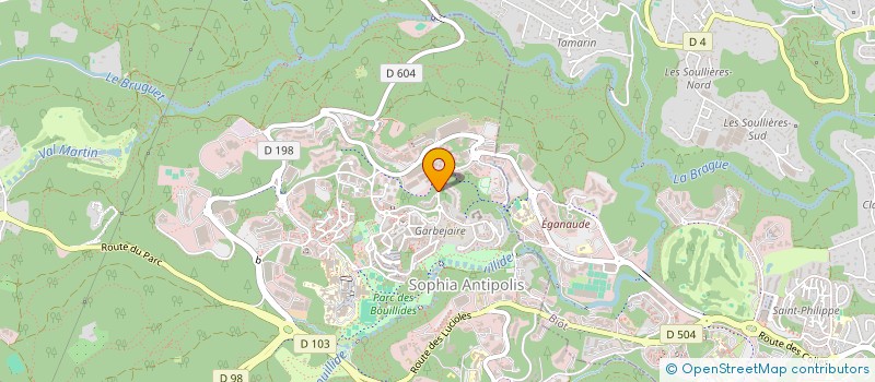 localisation de l'entreprise GROUPE SENTINELLE à VALBONNE
