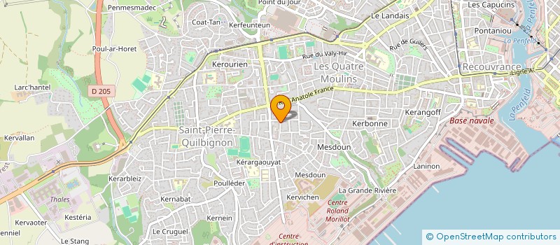localisation de l'entreprise GROUPE SENTINELLES à BREST