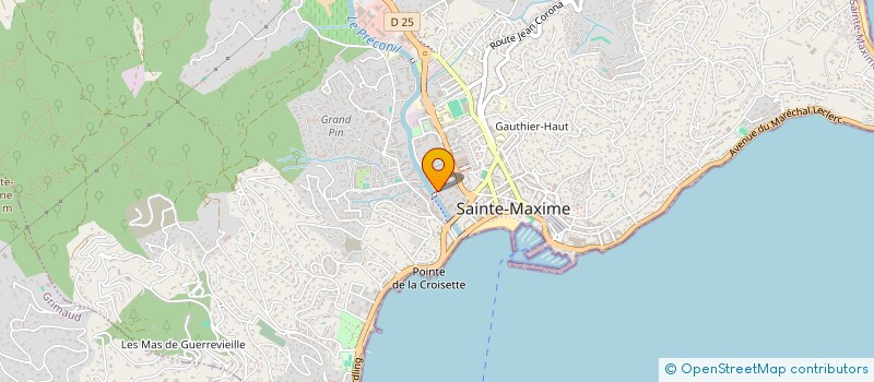 localisation de l'entreprise GROUPE SEPGAY à SAINTE-MAXIME
