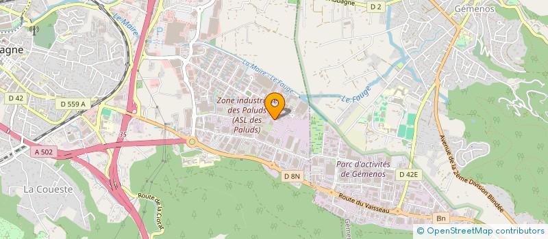 localisation de l'entreprise GROUPE SEPT ETOILES  AUBAGNE