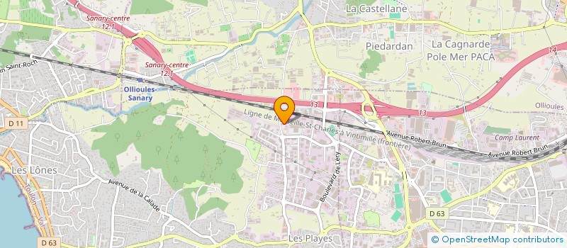 localisation de l'entreprise GROUPE SERRA GESTION CONSULTING à SIX-FOURS-LES-PLAGES