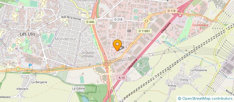 localisation de l'entreprise GROUPE SERVIBIO à LES ULIS