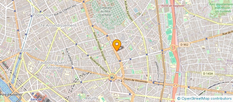 localisation de l'entreprise GROUPE SERVICE ASSISTANCE INTERNAT-GSAI  PARIS