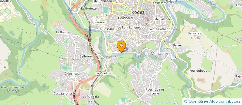 localisation de l'entreprise GROUPE SERVICE ECONOMIQUE CONFORT à RODEZ