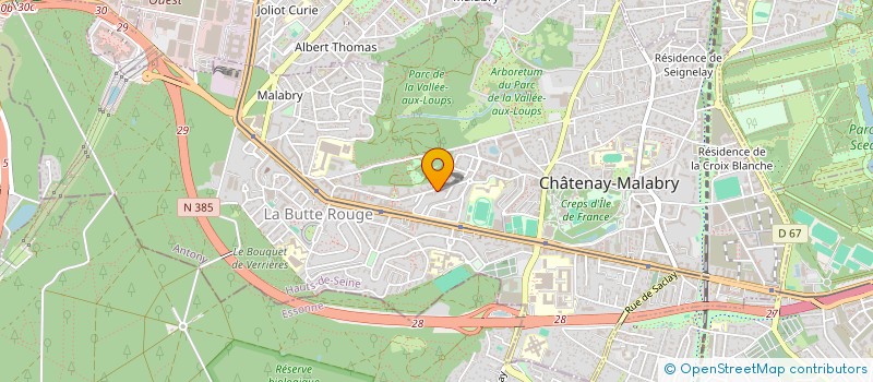 localisation de l'entreprise GROUPE SERVICES AGETEG à CHATENAY-MALABRY