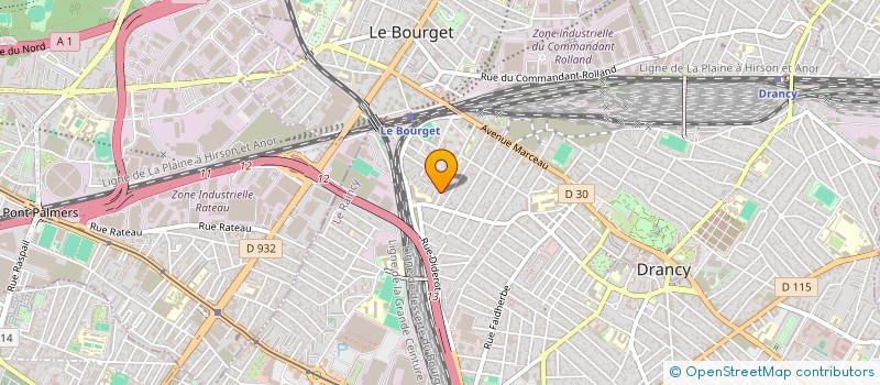 localisation de l'entreprise GROUPE SERVICES FINANCES  DRANCY