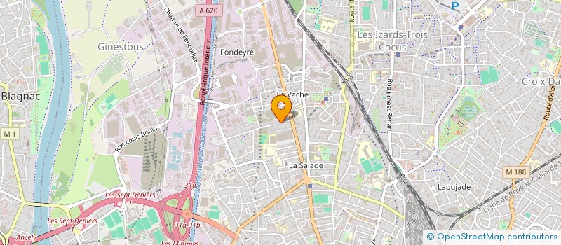 localisation de l'entreprise GROUPE SEUIL - LA MAGNANERIE  TOULOUSE