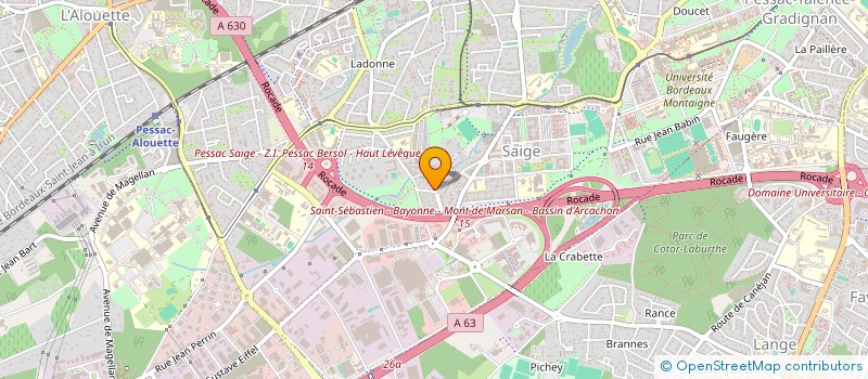 localisation de l'entreprise GROUPE SG IMMO  PESSAC