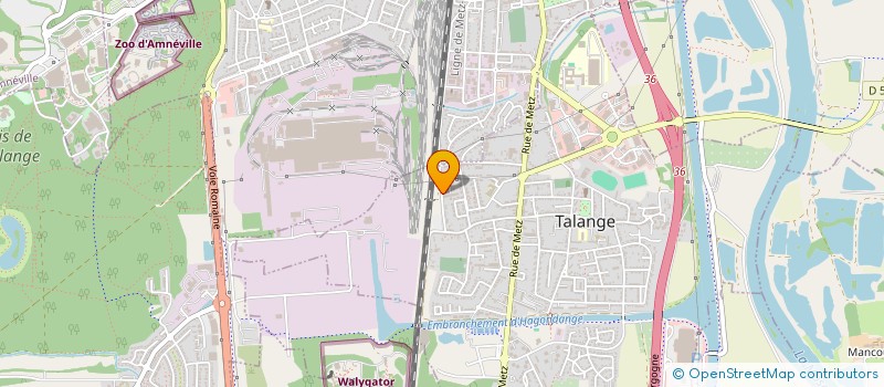 localisation de l'entreprise GROUPE SHAM'S ENERGIE  TALANGE