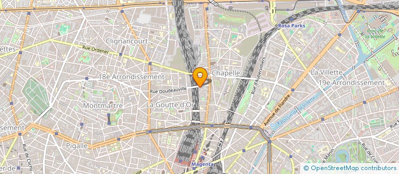 localisation de l'entreprise GROUPE SHERIF M.S.F-G14  PARIS