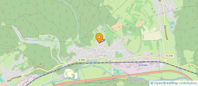 localisation de l'entreprise GROUPE SIAT ALSACE à URMATT