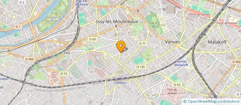 localisation de l'entreprise GROUPE SICOR à ISSY-LES-MOULINEAUX