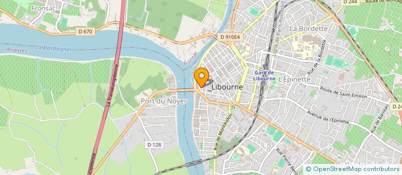 localisation de l'entreprise GROUPE SIGE à LIBOURNE