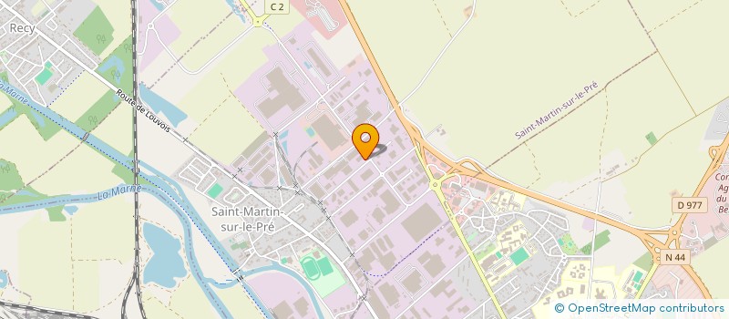 localisation de l'entreprise GROUPE SILICEO  SAINT-MARTIN-SUR-LE-PRE