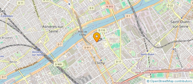 localisation de l'entreprise GROUPE SILVER ENERGY à CLICHY