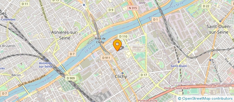 localisation de l'entreprise GROUPE SILVER SERVICES à CLICHY