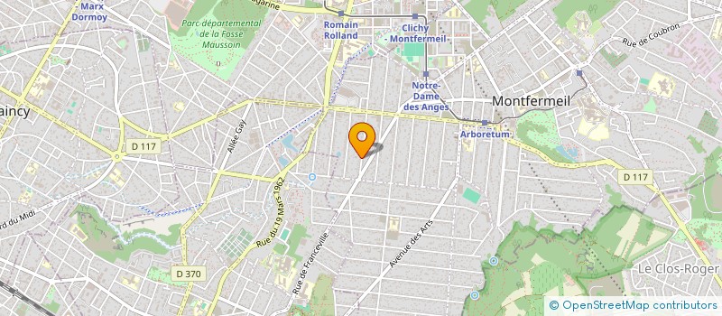 localisation de l'entreprise GROUPE SIM  MONTFERMEIL