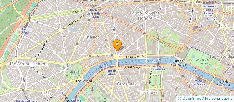 localisation de l'entreprise GROUPE SINEL  PARIS