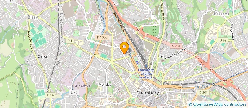 localisation de l'entreprise GROUPE SISYPHE  CHAMBERY