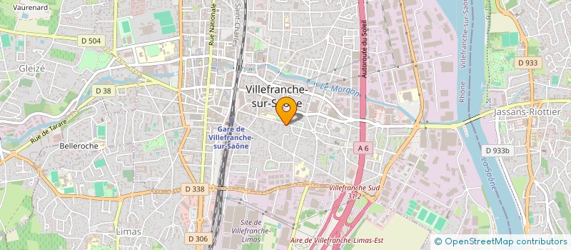 localisation de l'entreprise GROUPE SK  VILLEFRANCHE-SUR-SAONE