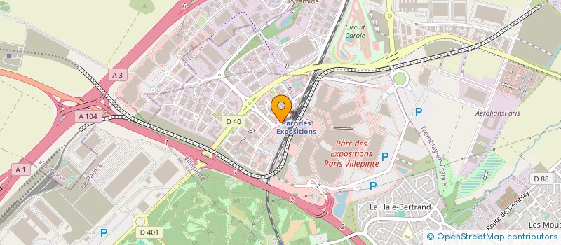 localisation de l'entreprise GROUPE SMB à VILLEPINTE