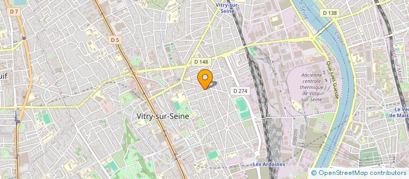 localisation de l'entreprise GROUPE SMC  VITRY-SUR-SEINE