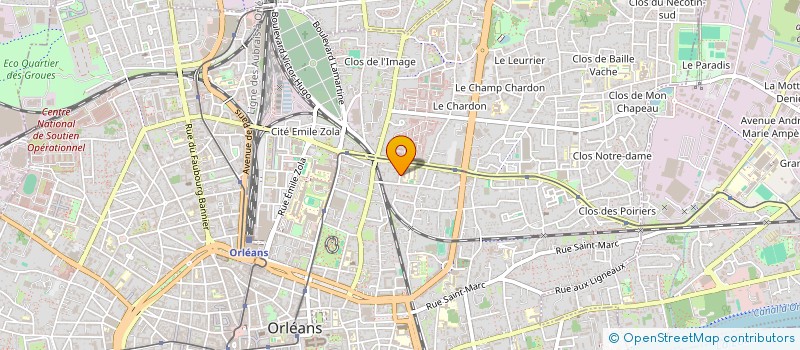 localisation de l'entreprise GROUPE SMJ à ORLEANS