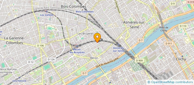 localisation de l'entreprise GROUPE SNDTP à COURBEVOIE