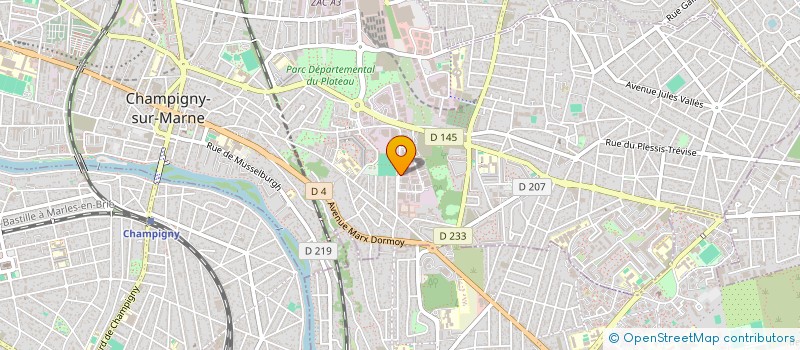 localisation de l'entreprise GROUPE SNRC à CHAMPIGNY-SUR-MARNE