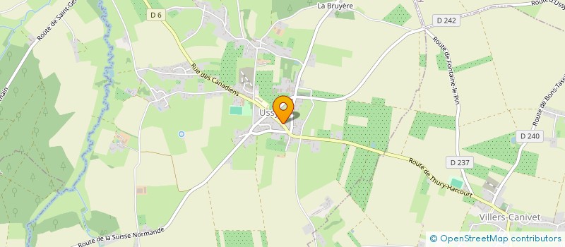 localisation de l'entreprise GROUPE SNVL  USSY