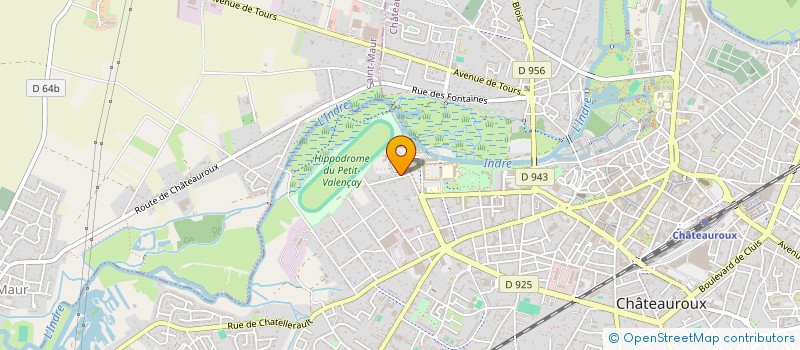 localisation de l'entreprise GROUPE SO FI AD DEVELOPPEMENT à CHATEAUROUX