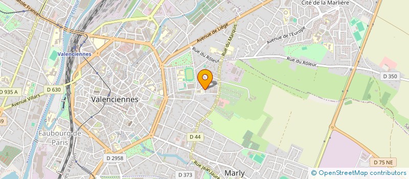 localisation de l'entreprise GROUPE SOBI  AULNOY-LEZ-VALENCIENNES