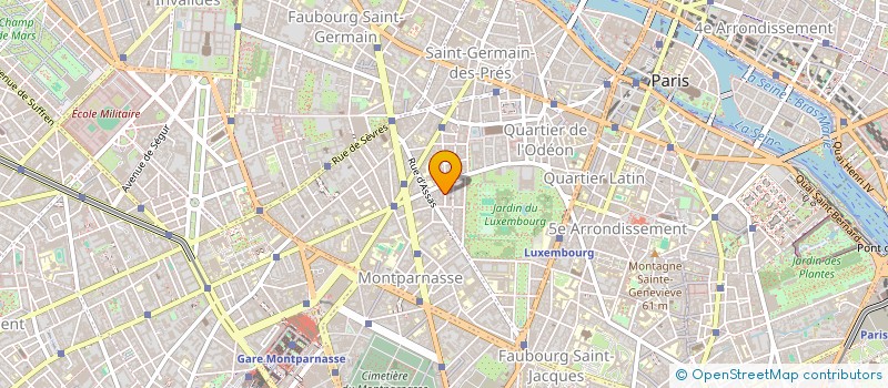 localisation de l'entreprise GROUPE SOCIAL SAINT SULPICE à PARIS