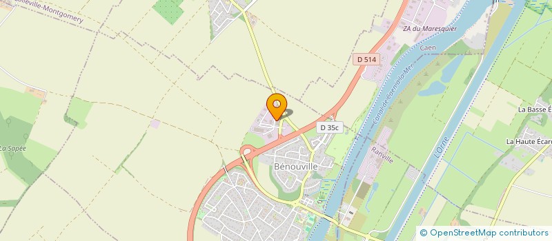 localisation de l'entreprise GROUPE SOCOREBAT ENERGIES à BENOUVILLE