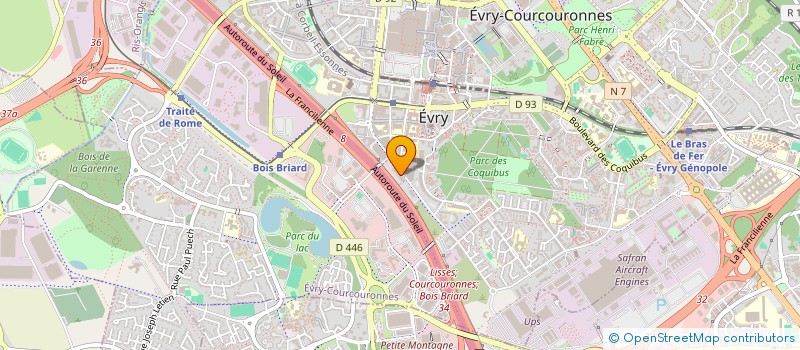localisation de l'entreprise GROUPE SOLI à EVRY-COURCOURONNES