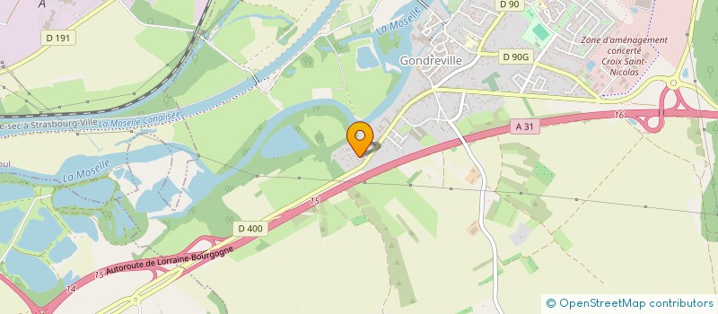 localisation de l'entreprise GROUPE SOLUTION  GONDREVILLE