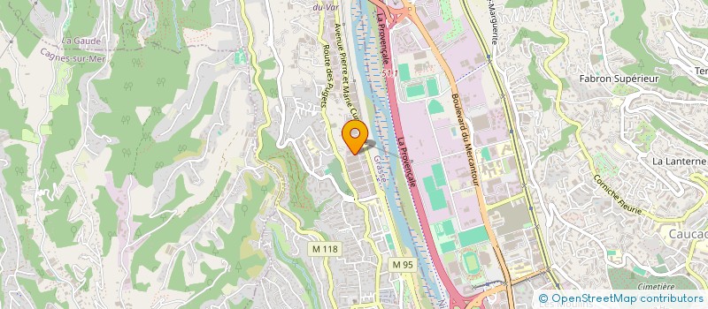 localisation de l'entreprise GROUPE SOLUTION BATIMENT  SAINT-LAURENT-DU-VAR