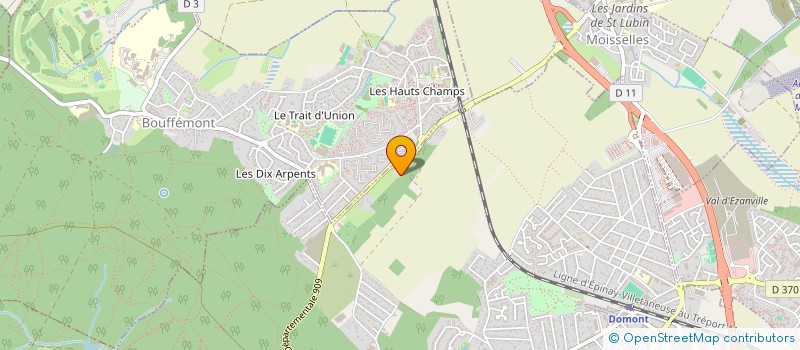 localisation de l'entreprise GROUPE SOLUTION ENERGETIQUE  DOMONT