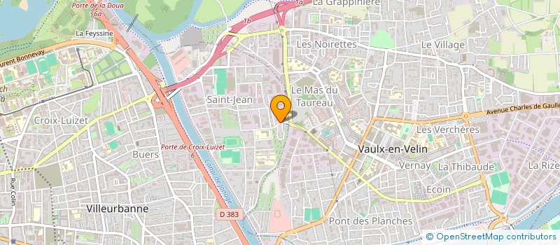 localisation de l'entreprise GROUPE SOLUTIONS ECON'HOME à VAULX-EN-VELIN