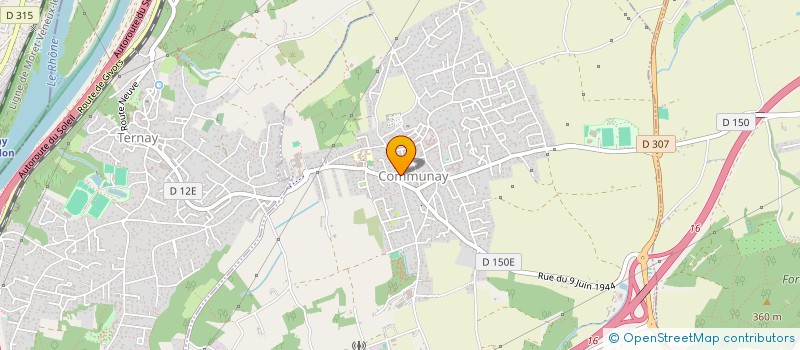 localisation de l'entreprise GROUPE SOLUTIONS NAUTIQUES (G.S.N.)  COMMUNAY