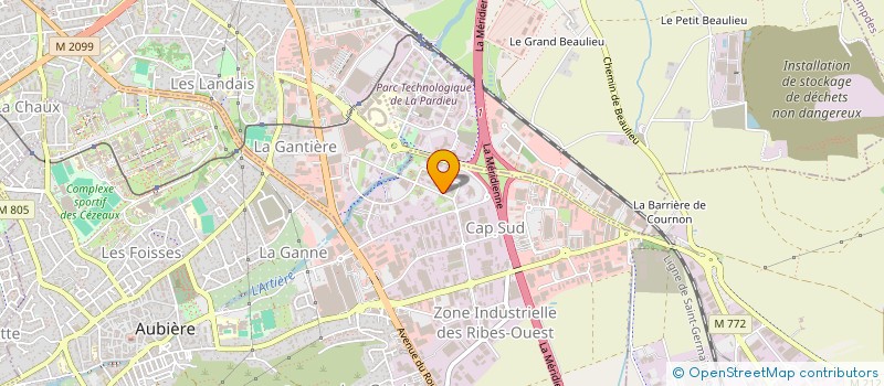 localisation de l'entreprise GROUPE SOMMET  AUBIERE