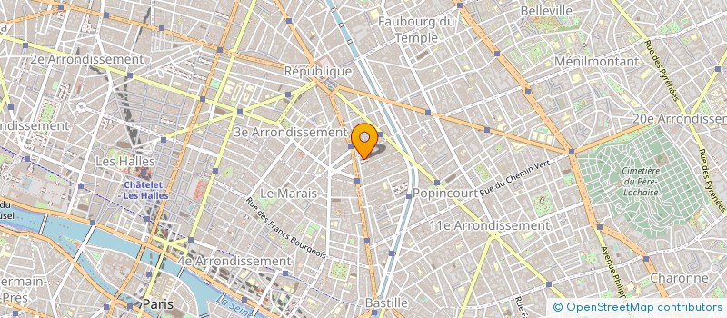 localisation de l'entreprise GROUPE SOS CONSULTING  PARIS