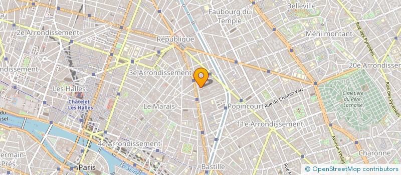 localisation de l'entreprise GROUPE SOS SOLIDARITES à PARIS