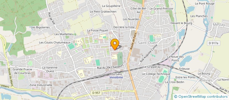 localisation de l'entreprise GROUPE SOYSAL METAL à VENDOME