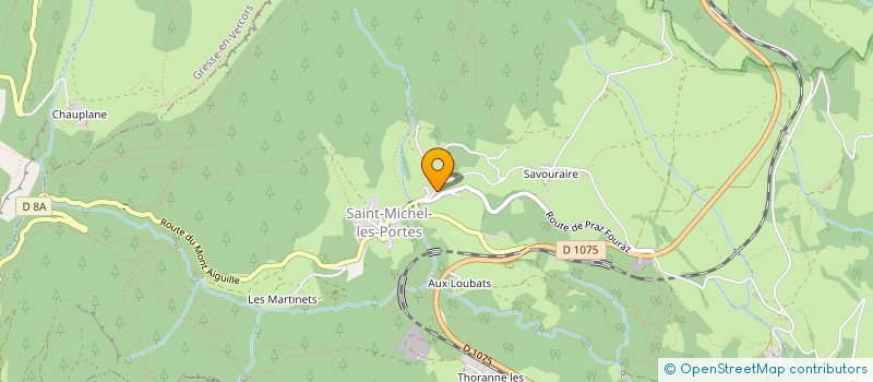 localisation de l'entreprise GROUPE SPARTE  SAINT-MICHEL-LES-PORTES