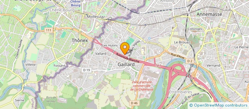 localisation de l'entreprise GROUPE SPELEO GAILLARD  GAILLARD